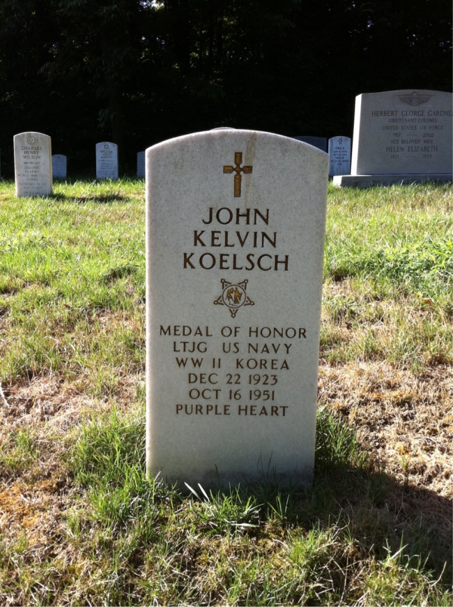 Koelsch-grave-in-Arlington-National-Cemetery